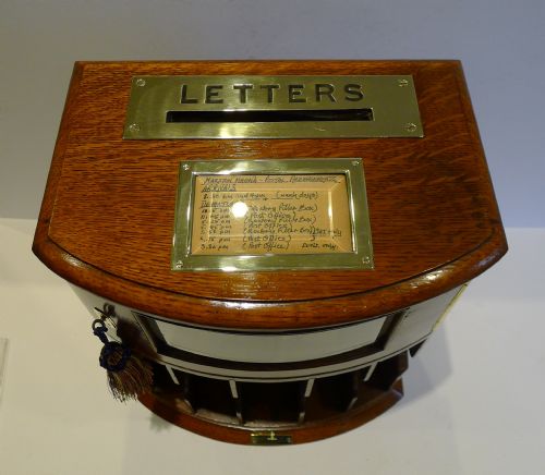 fig 2. Magnificent & Grand Country House Letters Box by Vickery c.1880