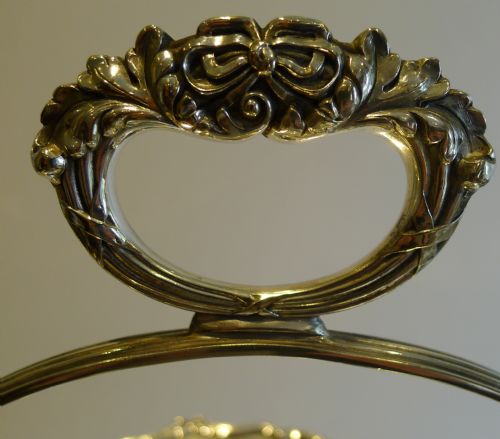 fig 2. Finest Antique English Cake Stand by Daniel & Arter - 1908