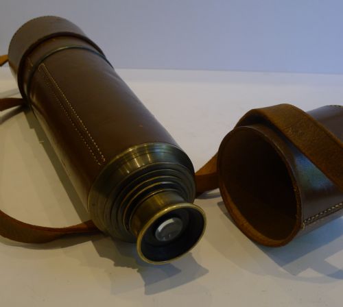 fig 1. Mammoth Five Draw Stalking Telescope by Broadhurst Clarkson & Co. Ltd. c.1900