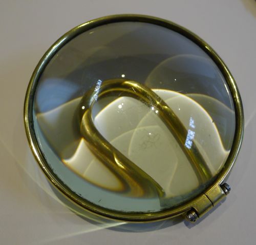 Handsome Antique English Travelling Magnifying Glass C.1900