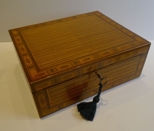 Magnificent & Elegant Sheraton Harewood Table Box C.1780