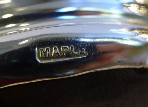 RARE ANTIQUE SILVER PLATED DOUBLE WINE CHAMPAGNE COASTER CART BY MAPLE LONDON C1890 - ADDITIONAL PHOTO 8