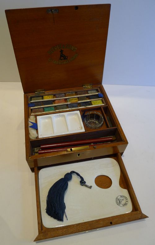 Victorian Artist's Watercolour Paint Box by Reeves & Sons C.1850

victorian Artist's Watercolour Paint Box by Reeves & Sons C.1850