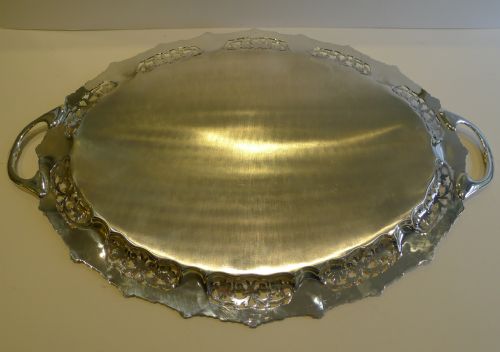 fig 1. Fabulous Antique English Serving Tray - Reg. For 1896