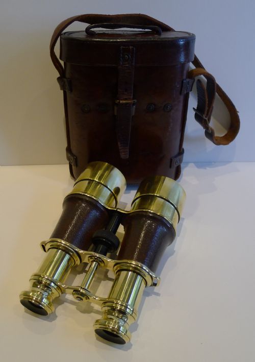English World War 1 Army Officers Trench Binoculars by J & B Green Ltd