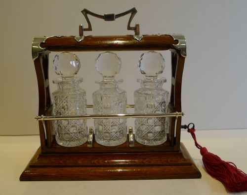 Handsome Antique English Miniature Perfume Tantalus C.1890