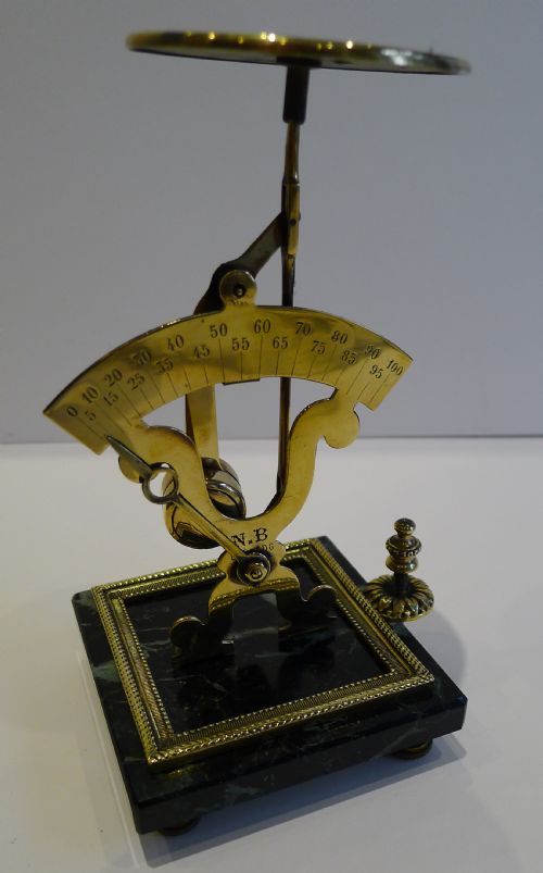 fig 2. Charming French Letter or Postal Scale; Signed Narcisse Briais c.1890