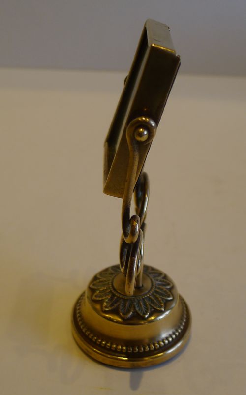 fig 1. Antique English Miniature Brass Swing Photograph Frame c.1890