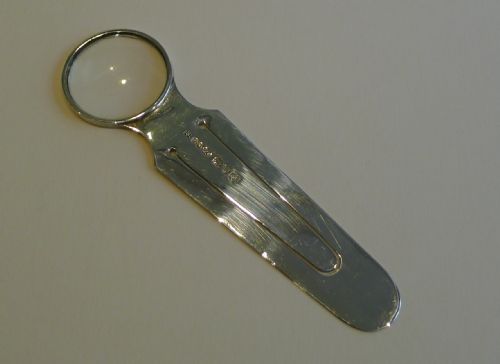 Rare Sterling Silver Sampson Mordan Bookmark - Chester 1904