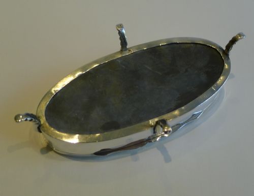 fig 1. English Sterling Silver Jewellery Box - Birmingham 1919