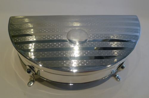 Smart Large Sterling Silver Jewelry Box by Charles S Green & Co.