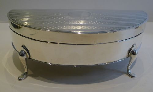 fig 1. Smart Large Sterling Silver Jewelry Box by Charles S Green & Co.