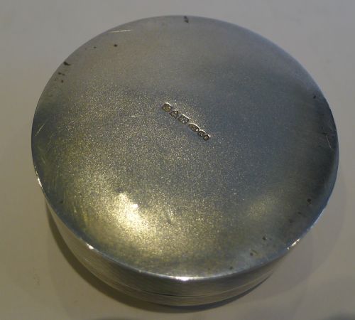 fig 1. Exceptional Antique Sterling Silver & Guilloche Enamel Box by Sampson Mordan & Co.