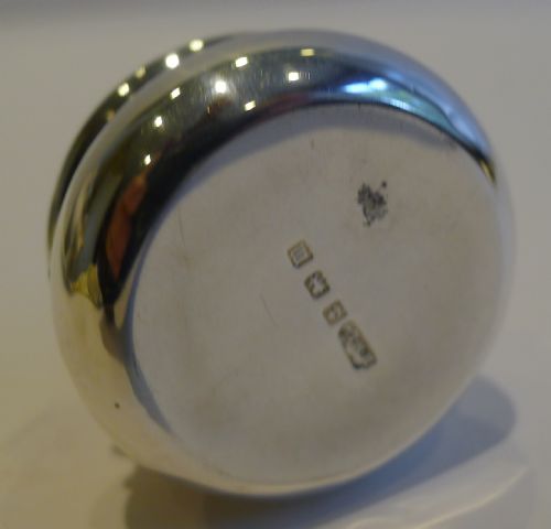 fig 1. Wonderful Antique English Sterling Silver and Guilloche Enamel Pill Box