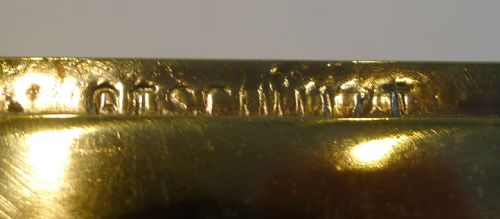 FABULOUS ART NOUVEAU GESCHUTZ DOUBLE INKWELL INKSTAND C1895 - ADDITIONAL PHOTO 7