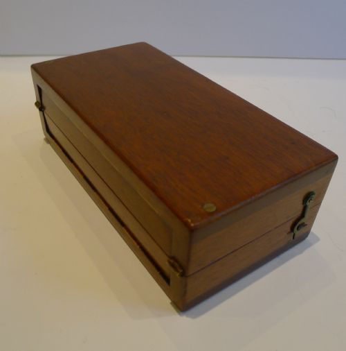 fig 1. Antique English Travel Chess Set c.1890