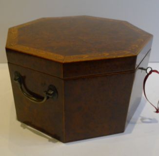 fig 2. Magnificent George III Amboyna Wood Jewellery Box c.1790 by John Godwin