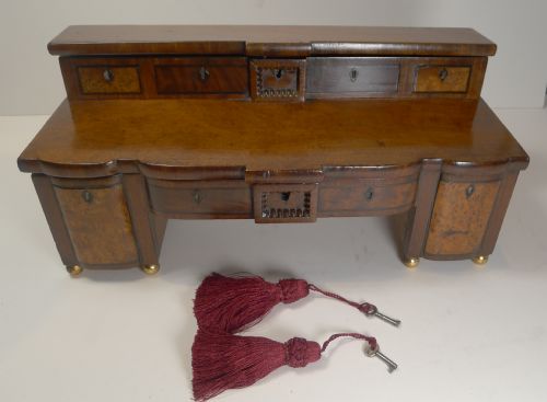 English Regency Jewellery Box in the Form of a Sideboard C.1820