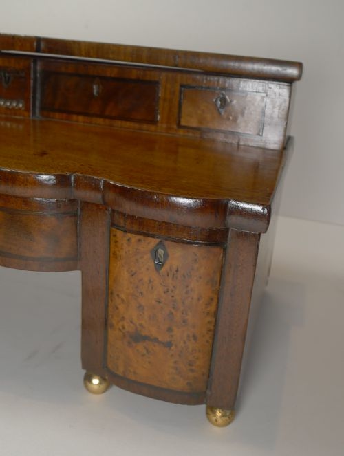 fig 1. English Regency Jewellery Box In The Form of a Sideboard c.1820