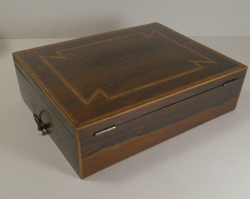 fig 2. Unique English Georgian Family Hair Display Box c.1810