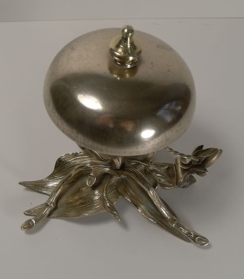 fig 1. Fabulous and Unusual Antique English Desk or Counter Bell c.1880