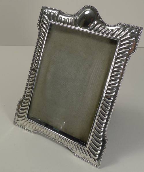 Elegant Victorian English Sterling Silver Photograph Frame - 1899