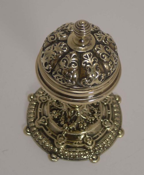 fig 1. Antique English Brass Inkwell c.1880