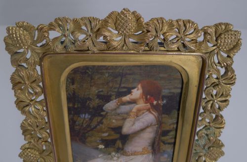 fig 1. Fine Quality Antique French Gilded Bronze Photograph Frame c.1890