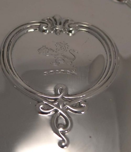 fig 1. INE ANTIQUE ENGLISH STERLING SILVER JEWELLERY BOX BY MAPPIN AND WEBB