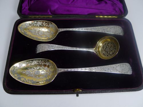 Magnificent 18th Century English Sterling Desert Serving Set - 1782 / 1797