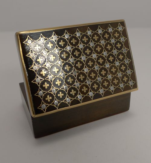 Stunning Small Antique French Inlaid Box C.1860