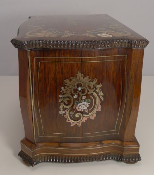 fig 3. Museum Quality French Inlaid Jewellery Cabinet c.1850 - Maria