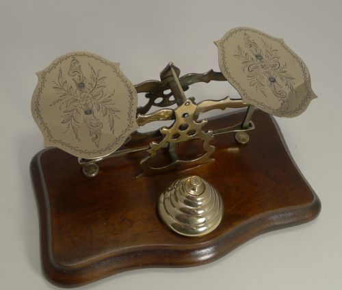 Decorative Antique English Postal / Letter Scales C.1880
