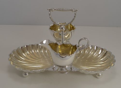 Antique English Silver Plated Strawberry by Parkin & Marshall C.1890