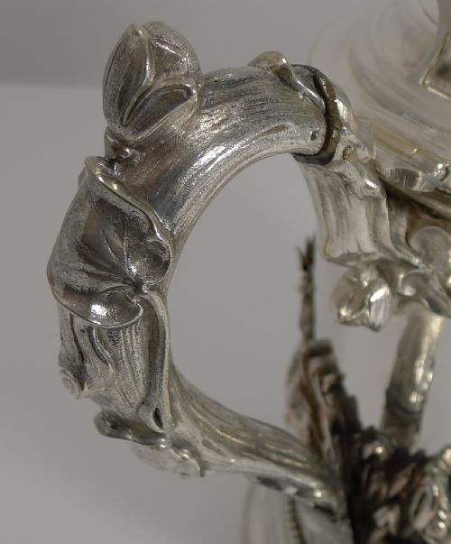 fig 1. Magnificent Silver Plated Trinity College Oxford Trophy - 1877