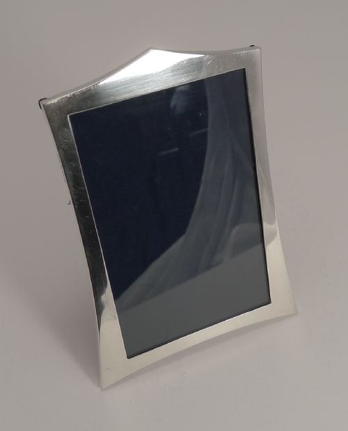 Elegant English Sterling Silver Photograph Frame - 1920