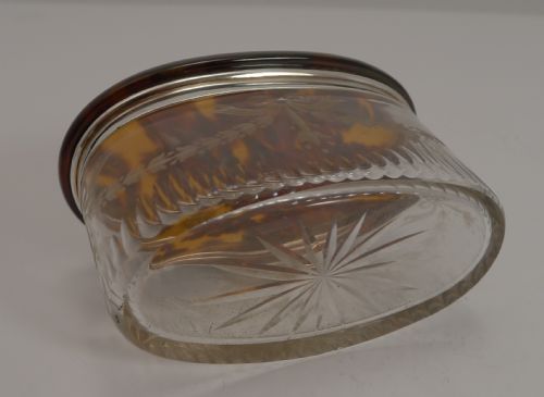 EXQUISITE SILVER AND TORTOISESHELL LIDDED BOX 1927 - ADDITIONAL PHOTO 5