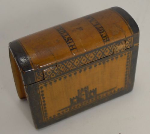 Antique Scottish Book Form Snuff Box - History of Scotland C.1840