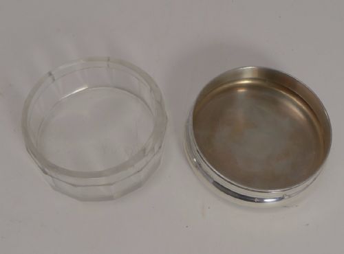 fig 1. Art Deco Stelring Silver and Guilloche Enamel Box - 1933