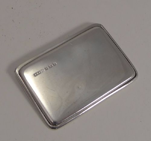 fig 1. Unusual Antique English Sterling Silver Postage Stamp Box - 1905