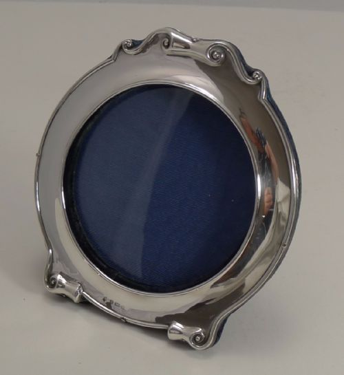 Handsome Antique English Sterling Silver Photograph Frame - 1904