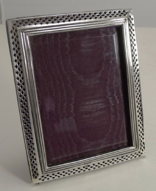 English Victorian Sterling Silver Photograph Frame - 1898