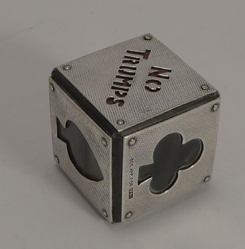 fig 1. Rare English Trumps Marker - Cube c.1900