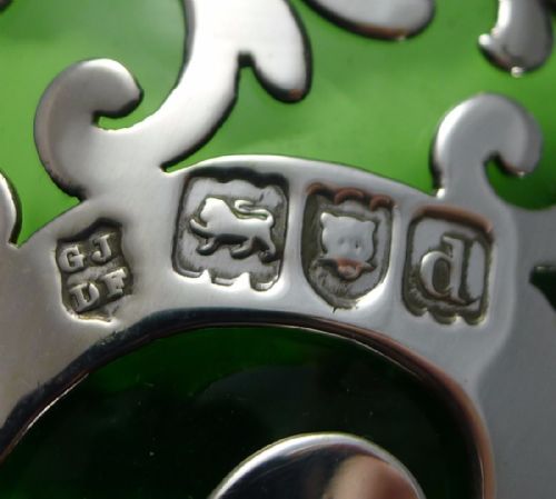 fig 1. Fine Quality Victorian English Sterling Silver Basket - 1899