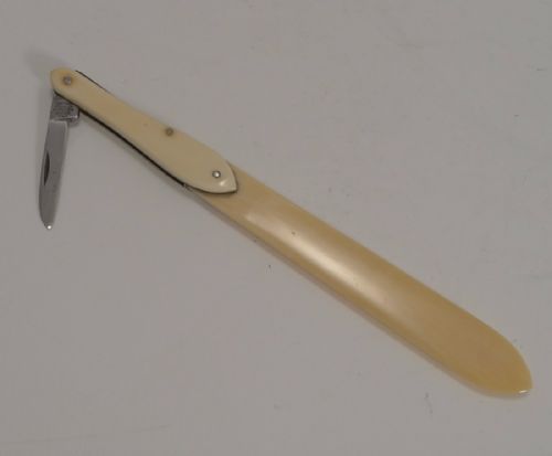 Antique Ivory Letter Opener with Pen Knife C.1880