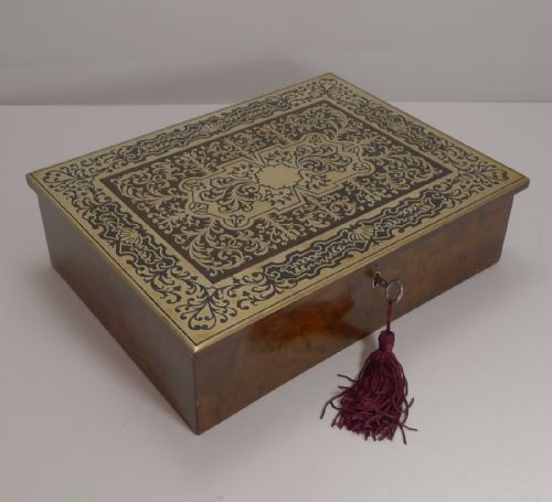 Exquisite Antique English Writing Box by Asprey, London C.1880