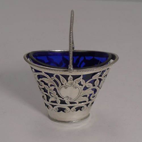 Antique English Sterling Silver Basket - Chester 1900