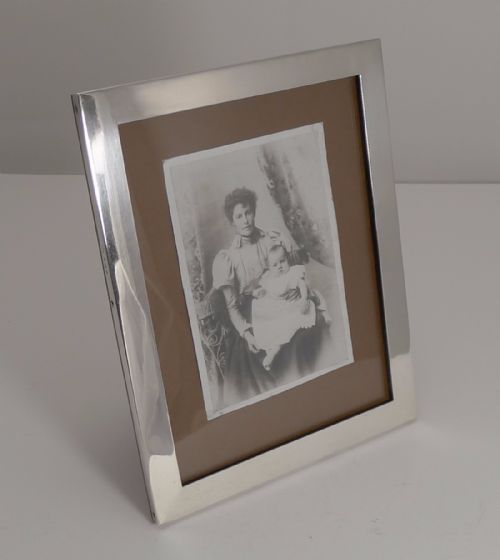Large English Sterling Silver Photograph Frame - 1924