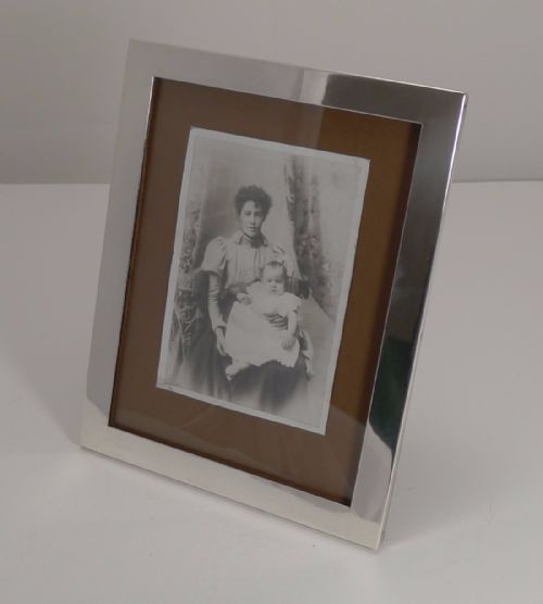 fig 1. Large English Sterling Silver Photograph Frame - 1924