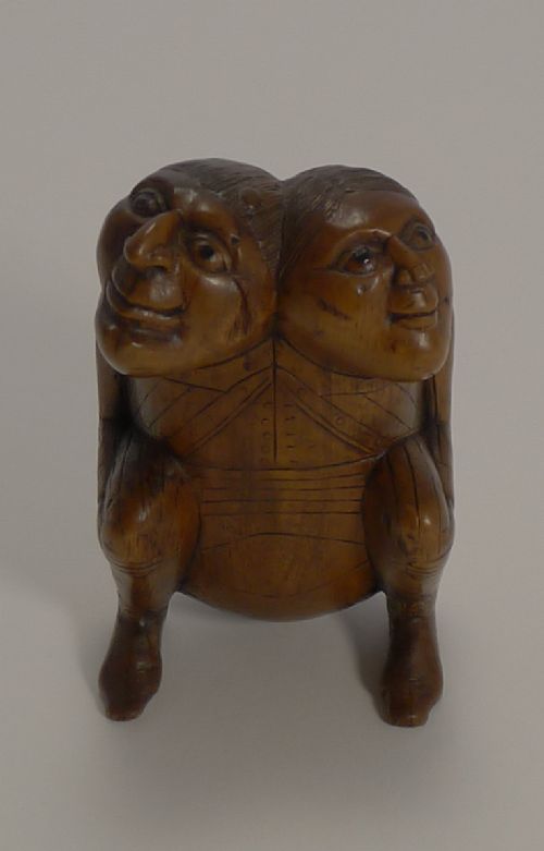Rare Antique English Figural 18th / 19th Century Snuff Box